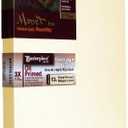 MASTERPIECE 44124 Monet Pro 1.5" Deep Vintage L21C Belgian Linen 13.0 oz Oil Primed Linen Stretched Canvas 10" x 10"