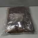 HyperFun Renaissance Hooded Cape Medieval Cloak with Leather Bracers Accessories for Wizard Witch Halloween Men Women (Brown)