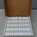 White Candles Tealights in Bulk Unscented in Festive Metallic Metal Cups for Holiday, Party, Wedding and Home Decoration Made in USA