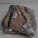 ULTCOVER Round Patio Furniture Cover - Outdoor Waterproof Table with Chair Set Cover 76 inch (Brown)