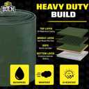 Heavy Duty Tarp Waterproof 20x30, Hunter Green 16 Mil Rip Proof Cover UV