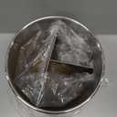 Hillbond 7.5x6.9 Inch EXTRA LARGE Utensil Holder for Countertop, Stainless Steel Rotating Organizer with Removable Divider, Space-Saving for Large Kitchen Utensils Set & Spacious Kitchens