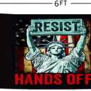 Hands Off Protest Social Security And Medicare Protest Flag 4x6FT,Premium Quality,Vibrant Colors,Resist Flags with 2 Brass Grommets for Indoor Outdoor. (B, 4x6ft)