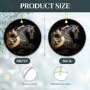 10 x Horse Ornament 2025, Luxury Black Horse Ornament 2025 - Elegant Fantasy Equestrian Design for Horse Lovers, Perfect for Horse Lovers