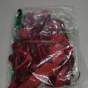 SIMISI RIBBON Burgundy Long Velvet Bows Ornaments for Christmas Tree, Wreath, Garland, Swag, Staircase, Fireplace, Door (15 * 24 inch, 6 Pieces)