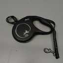 FLEXI New Classic Cord Retractable Dog Leash for Small Dogs up to 33 lbs.  26 ft., Black | Tangle-Free Pet Walking Leash with One-Handed Brake, Pause, Lock|German Quality Product