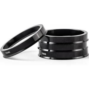 60.1 to 72.6 Black Hub Centric Rings (Pack of 4) Aluminium Alloy Wheel Center Rings Hubrings 72.6 to 60.1 ID=60.1mm OD=72.6mm