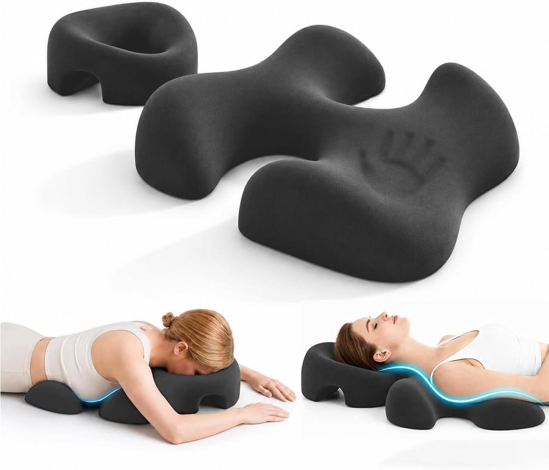 2026 Upgraded Breast Pillow for Massage, Face Down & Breast Support Pillow, Extra Large Thick Chest Pillow for Massage Table, SPA, Napping, Home Relaxation with Washable Cover