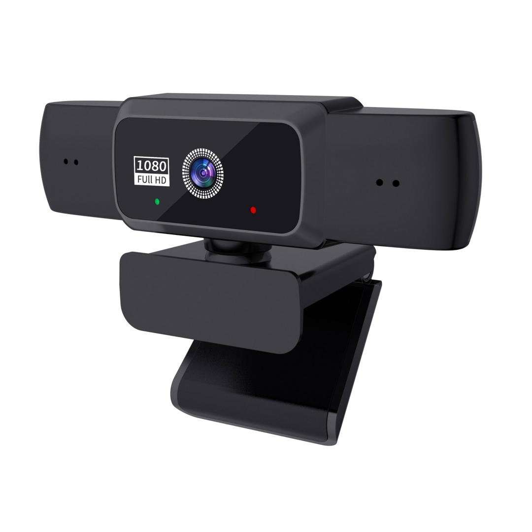 Hprosper 2K Webcam with Microphone & Light Correction, Autofocus USB Computer Camera with Privacy Cover, Wide Angle for PC, Laptop, Mac, Zoom, Conference Room, Streaming, Gaming, Video Calls