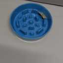 LE TAUCI PET Slow Feeder Dog Bowl Ceramic, 1.5 Cups, Blue, Non-slip Base