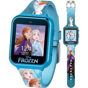 Accutime Kids Disney Frozen Smart Watch with Camera for Kids and Toddlers - Interactive Smartwatch for Boys & Girls with Games, Voice Recorder, Calculator, Pedometer, Alarm, Stopwatch (Turquoise)