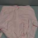 DINGANG Women'sDrawstring CargoSweatpants with Pockets, Stretchy Casual Joggers Lounge Leggings (Pink, XL)