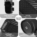 GEARV 2Pack Cup Holder for Bike, Scooter and Wheelchair, Water Bottle Holder for UTV/ATV, Walker, Golf Cart and Beach, Universal Drink Holder Accessories with Net Pocket and Cord Lock (Carbon Fiber)