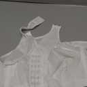 J-pone Front Closure Posture Corrector Bra Back Support Wireless Comfy Unlined Bras Full Coverage Bra with Nipple Covers (X-Large, White)