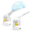 VEVOR Hair Steamer, 2 in 1 UV Hair & Facial Steamer with Detachable Bonnet Hood, Nano Ionic Face Steamer with 360 Rotatable Sprayer for Deep Conditioning, Perfect for Salon Spa Home Beauty
