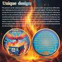 4 x Phoenix Rising Dumpster Fire Challenge Coin - Dumpster Fire Desk Accessories- Funny Desk Accessories for Work - Hilarious Coworker Go Away Token - Inspirational Gift for Colleague