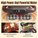 Back Massager for Pain Relief Deep Tissue 42-Head Massage Gun with 9 Modes & 9 Speeds, Full Body Muscle Relaxation, LED Display, Gift for Athletes & Office Workers