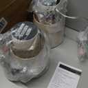 Sucolite Small 11.8'' Table Lamps Set of 2, Bedside Nightstand Lamps for Bedroom Kids Room, Cute Desk Lamps with Studded Texture Base for Reading Nursery Living Room Office, White & Beige