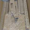 Pots and Pans Organizer under Cabinet, Pot Lid Organizer Bamboo Expandable with 10 Adjustable Dividers, Pan Holder Kitchen Storage Rack for Cutting Board, Baking Tray and Cookie Sheet