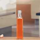 Kingrol 18 Pack 8.5 oz Square Glass Bottles with Leak Proof Screw Caps, Hot Sauce, Oil, Vinegar, Syrup, Salad Dressing