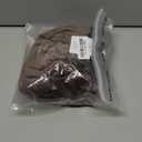 Lellen Velvet Stretch Wingback Chair Cover Slipcover - Reusable Protector Cover for Dining Room Banquet Home Decor etc Machine Washable Hand Washable (Set of 1, Brown)