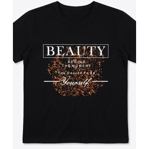 Beauty Begins The Moment You Decide To Be Yourself T-Shirt, XX-Large
