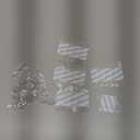 Command Indoor Mini Light Clips, 45 Clear Clips and 54 Command Strips, Damage Free Hanging Christmas Decorations, Wall Clips for Hanging Lights and Cable Management, Holds up to 0.3 lb