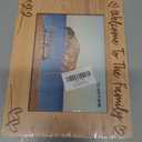 Rustic Wooden Picture Frame For 5"X7" Picture - Welcome To The Family Frame Tabletop Display, Christmas Gifts For Families, Home & Office Decorations(Horizontal)-A17