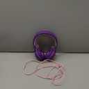 AILIHEN Kids Headphones for School, Safe Volume Limited 93dB, On-Ear HD Mic Stereo Sound Girls Boys Wired Headphones for Kid, Foldable Headset for Travel Computer Plane Kindle Tablet (Pink Purple)