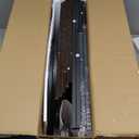 Shintenchi Bookshelf, Arched Bookshelf 5 Tier Bookcase, Tall Shelf for CDs/Books, Home Office Shelf Storage Organizer, Modern Book Shelf for Bedroom/Living Room, Rustic Brown