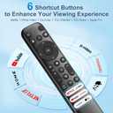 Voice Remote Only for TCL-Google-TV-Remote-Control Replacement,RC813 Remote Compatible with TCL 4k QLED/UHD/QD-Mini LED Series Smart TVs
