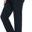 SEVEGO Women's Sweatpants Tall Cotton Yoga Lounge 30"/32"/34"/36" Casual Open Bottom Soft Workout Zipper Pocket Joggers, Size Medium