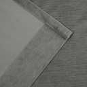 Hillcrest Gray Chenille Velvet Pinch Pleated Blackout Curtains Room Darkening Thermal Insulated Window Drapes 108 Inches for Living Room Bedroom, Back Tab with Hooks 2 Panels,38" W x 108" L x 2