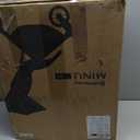 UPPAbaby Minu V3 Travel Stroller | Lightweight + Compact Design | One-Hand Fold + Unfold | from Birth + Overhead Compatible | Jake (Charcoal/Carbon Frame/Black Leather)
