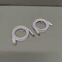 etguuds USB C to USB C Cable (3ft, 2Pack), 60W Type C to C Charger Cord Fast Charging for iPhone 16 15 Pro Max/Pro/Plus, for MacBook Pro Air/iPad mini Pro Air, for Samsung Galaxy S24 S23 (White)