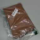 Faux Leather Lumbar Throw Pillow Cover 12x20 Decorative Bedroom Living Room Modern Boho Accent Rectanglar Cognac Brown Small Cushion Case for Bed Sofa Couch