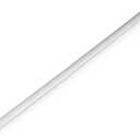Amazon Basics Shower Door Bottom Seal Drip Rail for 3/8" Thick Glass, Clear Durable PVC, Directs Water Back, 38.7 inches Length