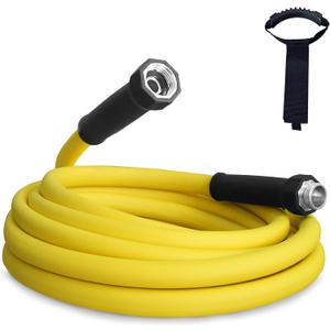 OEBLD 5/8Inner RV Water Hose 15FT Drinking Fresh Potable Water Safe Hose for Camper/Garden/Boat/Farm/Home, No Kinking, Flexible, Wear-resistant, 150PSI Work Pressure, Yellow OEBLD 5/8Inner RV Water Hose 15FT Drinking Fresh Potable Water Safe Hose for Camper/Garden/Boat/Farm/Home, No Kinking, Flexible, Wear-resistant, 150PSI Work Pressure, Yellow