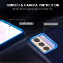 AICase Belt-Clip Holster Case for Samsung Galaxy S21 FE, Drop Protection Full Body Rugged Heavy Duty Case, Shockproof/Drop/Dust Proof Military Grade Protective Durable Phone Case for Galaxy S21 FE 5G (Navy Blue with Belt)