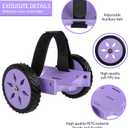 Adjustable Syrian Hamster&Dwarf Hamster Wheelchair for Back Legs Mobility Aid, Soft TPU Tires with Raps, Fits Pets 0.1-0.5 lbs (Hamster) (Small)