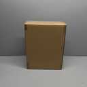 Stainless Steel Litter Box with Handle for Cat and Rabbit, 17.5" L x 13.5" W x 6" H, Odor Control Litter Pan, Fold-able Feeding Plate, Non Stick Smooth Surface