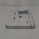 HOUSE DAY Padded Hangers - 6 Pack 17 Inch Thick Satin Padded Clothes Hangers for Wedding Dress,Sweaters, Clothing, LingerieWhite