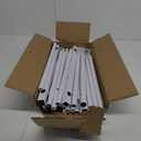 Double Rods Clothes Rack, Rolling Clothing Rack for Hanging Clothes Portable Wardrobe Rack, Metal Garment Rack Sturdy Coat Rack for Bedroom Laundry Living Room, White