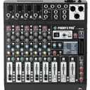 Professional 6-Channel Audio Mixer, Phenyx Pro DJ Sound Mixer Board w/Flexible AUX, BUS, SUB Routing, 16 DSP, BT Streaming & USB-B PC Recording, Mixing Console for Stage, Home Studio (PTL-600)