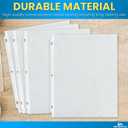 1InTheOffice Heavyweight Sheet Protectors 8.5 x 11, Plastic Sleeves for 3 Ring Binder, Clear, Top Load, 100 Pack