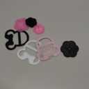 T Shirt Ties Clips for Women, Scarf Ring & Shirt Clips, 9 Pcs Adjustable Cinch Clips for Dresses Blouses Tops, Cute Bow & Flower Fashion Accessories