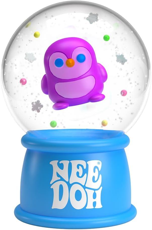 Schylling NeeDoh Squishmas Squish N' Snow Globes - Christmas Squeeze Toy - Assorted Colors - Ages 3 to Adult