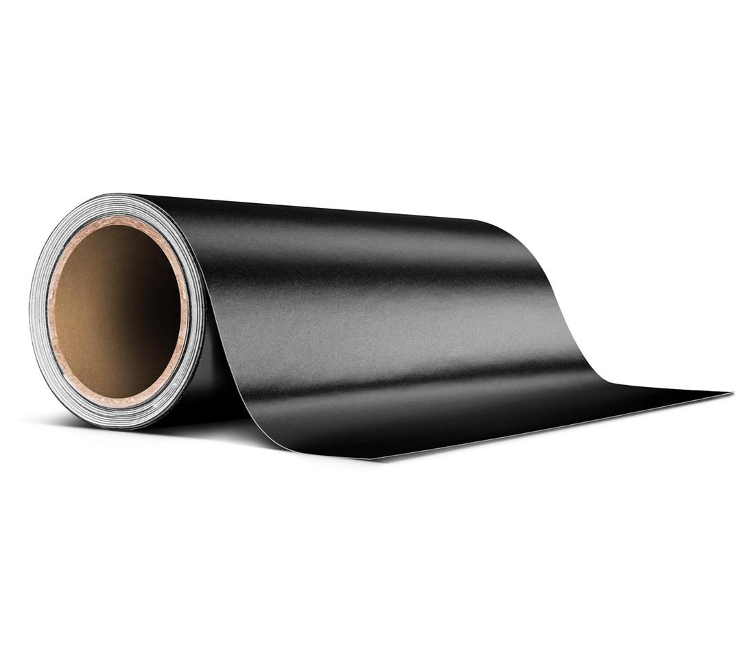 VViViD Black Matte Air-Release Adhesive Vinyl Tape Roll (6 Inch x 20ft) (6" x 20ft)