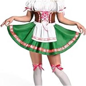 Spooktacular Creations Women Oktoberfest Dress, Halloween Oktoberfest Costume for Halloween Dress up Party and Beer Festival, S