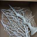 Sziqiqi Ornament Display Tree White Artificial Trees 3.4FT Tall Fake Decorative Manzanita Tree for Table Centerpiece Wedding Party Birthday Garden Christmas Decorations
